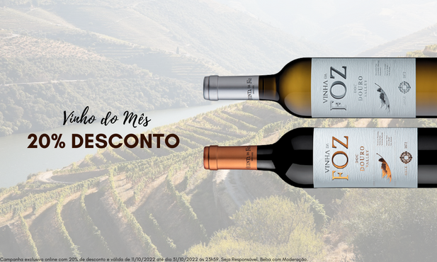 20% DESCONTO: Vinhos Vinha da Foz